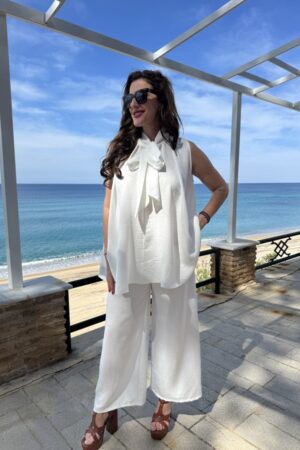 ΣΕΤ  ΜΠΛΟΥΖΑ ΠΑΝΤΕΛΟΝΑ ΛΕΥΚΗ