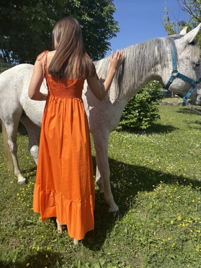 ΦΟΡΕΜΑ ΠΟΡΤΟΚΑΛΙ ΤΙΡΑΝΤΕ ONE SIZE - Image 2