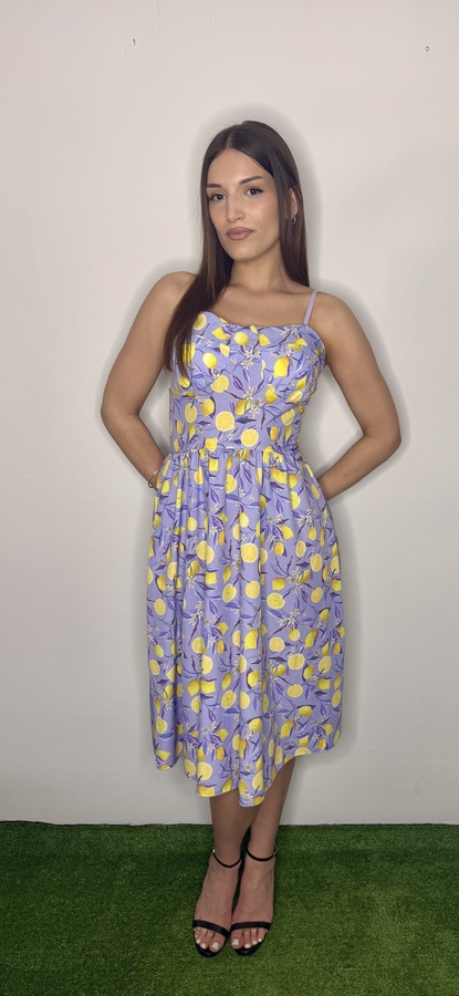 ΦΟΡΕΜΑ ΜΕ ΤΙΡΑΝΤΕΣ ΜΩΒ ΛΙΛΑ ΜΕ ΛΕΜΟΝΑΚΙΑ - Image 3